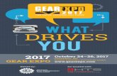 Download Brochure - Gear · PDF fileOnce you’re registered for Gear Expo 2017, your badge gives you access to the co-located 2017 ASM International Heat Treating Society Conference