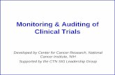 Monitoring & Auditing of Clinical Trialsclinicaltrial.vc.ons.org/file_depot/0-10000000/0-10000/3367/folder/... · Monitoring & Auditing of Clinical Trials Developed by Center for
