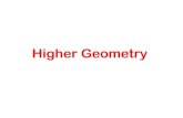 Higher Geometry - UC Denverwcherowi/courses/m3210/lecture1.pdf · Higher Geometry. Introduction Brief Historical ... Parallel Postulate Non-Euclidean Geometries Projective Geometry