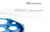 PRECISION PLASTICS Perfection – well grounded - · PDF fileindustry worldwide: single and multi-jet meters, cylindrical piston meters, ... precision parts and injection moulds in