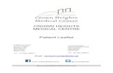 CROWN HEIGHTS MEDICAL CENTRE Patient · PDF fileCROWN HEIGHTS MEDICAL CENTRE Patient Leaflet 2 Dickson House Crown Heights Alencon Link Basingstoke Hampshire RG21 7AN Tel: (01256)