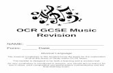 OCR GCSE Music Revision - Philips High Schoolphilipshigh.co.uk/moodle/pluginfile.php/66/coursecat/description... · OCR GCSE Music Revision ... Score Musical name for sheet music.
