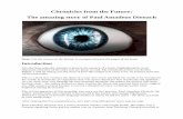 Chronicles from the Future: The amazing story of Paul ... · PDF fileChronicles from the Future: The amazing story of Paul Amadeus Dienach ... decode the secret knowledge that lay