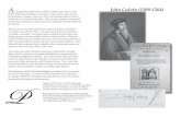 A John Calvin (1509-1564)phs-app-media.s3.amazonaws.com/s3fs-public/Reformation_Sunday_… · believed Calvin authored Cop’s remarks, ... the Apostles’ Creed, the Lord’s Prayer,