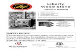 Liberty Wood Stove - Lopi Stoves - · PDF file2 Introduction © Travis Industries 100-01337 4150520 Introduction We welcome you as a new owner of a Lopi Liberty wood-burning stove.