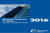 German Business in China 2016 - AHK Greater Chinachina.ahk.de/fileadmin/ahk_china/Dokumente/Publications/Business... · 1 Business Confidence Survey 2016 Since 2007, the German Chamber