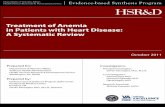 Treatment of Anemia in Patients with Heart Disease: A ... · PDF fileAnemia in CHF and CHD patients is associated with poorer outcomes, including an increased risk of hospitalization,