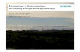 Erdungsanlagen in Windenergieanlagen zur Einhaltung ... · PDF fileIEC 61936 (2002) < 2000 2000 2010 Entwicklung der Erdungsnormen Europa EN 50522 (2010) VDE 0101-2 (2011) International