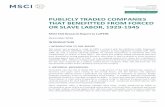 Publicly Traded Companies that Benefited from Forced · PDF filedecember 2016 calpers forced labor report and portfolio audit december 2016 publicly traded companies that benefitted