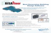 A breakthrough in building analysis and design, RISAFloor ...FloorSellSheet.pdf · A breakthrough in building analysis and design, RISAFloor designs ... wood, wood products ... •