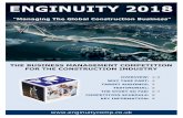 ENGINUITY 2018 - · PDF fileTHE CHALLENGE The ENGINUITY 2018 Competition provides management and leadership training that is relevant and appropriate for construction professionals