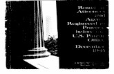 Roster of Attorneys 1965.pdf · Roster of Attorneys and Agents Registered to Practice Before the U.S. Patent Office December 1965 U.S. DEPARTMENT OF COMMERCE John T. Connor, Secretary