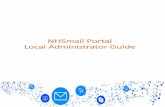 NHSmail Portal Local Administrator Guide - Amazon S3 · PDF fileNHSmail Portal Local Administrator Guide ... Contact Delete Contact Local Primary Admin X X X X ... The details you