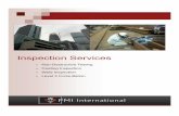 Inspection Services - PMI Internationalpmiint.com/uploads/3/0/9/1/3091452/inspection_services_pringting... · Coating Inspection (NACE / ICORR / BGAS) Welding Inspection (CSWIP