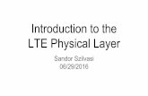 Introduction to the LTE Physical Layer - Meetupfiles.meetup.com/18094742/SandorSzilvasi_LTE_Sampler.pdf · Downlink Channel Mapping 1 MIB SIB 4 3 2 Source: Erik Dahlman, Stefan Parkvall,