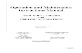 Operation and Maintenance Instructions Manual - Steven ... · PDF fileOperation and Maintenance Instructions Manual JU/JW MODEL ENGINES FOR FIRE PUMP APPLICATIONS This manual covers