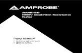 AMB-50 5000V Insulation Resistance Tester Product …content.amprobe.com/.../AMB-50_Insulation-Resistance-Tester_Manual… · All test tools returned for warranty or non-warranty