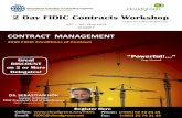2 Day FIDIC Contracts Workshop - CloudGreencloudgreen.net/FIDIC/FIDIC-Contracts-Management-Workshop-Guide … · 2 Day FIDIC Contracts Workshop ... case studies and best practice