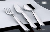 BESTECKE 2017 CUTLERY COUVERTS 2016 - staklo · PDF fileShowpieces for fine dining and professional equipment HEPP ranks among the most important suppliers in the field of tableware