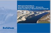 Rheinfelden Hydropower Plant, Germany/Switzerland · PDF filepower plant construction. This project is one of the biggest hydropower plant developments in Europe with a cost of 277