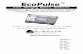 EcoPulse TM · PDF fileEcoPulse TM MODELS EC-10 EC-10M EC ... The DIP switch block shown below is used to set the ... olts R olts usto 12.30 12.10 13.60 13.40