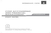 COST ACCOUNTING AND FINANCIAL MANAGEMENT …icmai.in/upload/Students/Syllabus-2012/Study_Material_New/Inter... · INTERMEDIATE STUDY NOTES INTERMEDIATE : PAPER - 8 COST ACCOUNTING