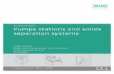 Sewage catalogue Pumps stations and solids separation · PDF filePumps stations and solids separation systems ... sucked out up to underneath the suction port. Double-pump pumps ...