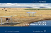 GRUNDFOS Solar Surface PumPS - rpc.com.au · PDF fileMGFlex – renewables dry motor Quality inside/ ouT Solar surface pumps driven by the Grundfos MGFlex motor have built-in protection