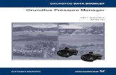 Grundfos Pressure Manager - rain harvesting supplies · PDF fileGrundfos Pressure Manager 10 Features PM 1 PM 2 pressure . Grundfos Pressure Manager Grundfos pumps used with PM 1 and