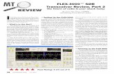 FLEX-3000™ SDR Transceiver Review, Part 2 · PDF file70 MONITORING TIMES June 2010 I n the May issue of Monitoring Times I pre-sented transceiver.part one of my review of the FLEX-3000™