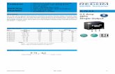 Innoline 2014 Innoline - RECOM Power · PDF fileSee Innoline Application Notes for use as an inverter (alternative to LM79xx Linear) Features Selection Guide Part Input Output Output