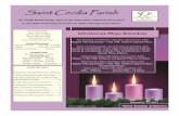 Saint Cecilia Parish · PDF fileSaint Cecilia Parish “St. Cecilia Parish family, open to the Holy Spirit, welcomes all to grow in our faith community by service to others through