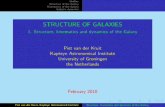 STRUCTURE OF GALAXIES - astro.umd.edurichard/ASTRO421/articles/structure01.pdf · Outline Structure of the Galaxy Kinematics of the Galaxy Galactic dynamics STRUCTURE OF GALAXIES