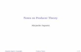 Notes on Producer Theory - University of Manchesterpersonalpages.manchester.ac.uk/.../notes/Producer_Theory.pdf · Notes on Producer Theory ... Jehle and Reny, Advanced Microeconomic