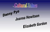 What are Cultural Values? - Stanford Universityweb.stanford.edu/class/.../Gordon_Hewitson_Pyo-CulturalValues.pdf · What are Cultural Values? Webster’s Dictionary says... • cul·ture