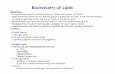 Biochemistry of Lipids - live.ispatula.sitelive.ispatula.site/.../Biochemistry1/summer_2017_2/...lipids-new.pdf · Defined on the basis of solubility. Lipids: heterogeneous group