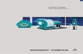 Wernert ENGLISCH Seite 2 Vertical · PDF fileSingle-stage vertical radial centrifugal pump Semi-open impeller Delivery suspension pipe rubber-lined or Halar coated Dry running is possible