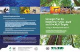 To implement the Strategic Plan for Biodiversity 2011 · PDF fileStrategic Plan for Biodiversity 2011–2020 and the Aichi Targets “Living in Harmony with Nature” Biological diversity