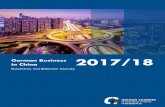German Business in China 2017/18 - AHK Greater Chinachina.ahk.de/fileadmin/ahk_china/Marktinfo/Studies/Business_Confide… · 3 Business Confidence Survey 2017/18 GERMAN CHAMBER OF
