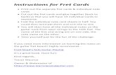 Instructions for Fret Cards - LearnClassicalGuitar · PDF fileInstructions for Fret Cards Print out the separate fret cards & individual note cards Cut out the fret cards and glue