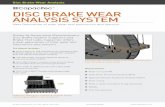 AB DISC BRAKE WEAR ANALYSIS SYSTEM - · PDF fileDISC BRAKE WEAR ANALYSIS SYSTEM Next Generation of rotor wear test electronics and sensors Driven by Automotive Manufacturers, Disc