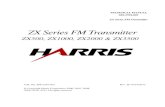 ZX Series FM Transmitter - Gates Harris Historygates-harris-history.com/manuals/fm/8882594001.pdf · iv 888-2594-001 7/25/12 WARNING: Disconnect primary power prior to servicing.