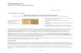 Caterpillar Inc. · PDF file(more) Caterpillar Inc. 3Q 2017 Earnings Release . October 24, 2017 . FOR IMMEDIATE RELEASE. Caterpillar Reports Third-Quarter 2017 Results