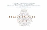 Guiding Principles for Linking Agriculture and Nutrition ... · PDF fileGuiding Principles for Linking Agriculture and Nutrition: Synthesis from 10 development institutions ... publications