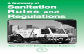 A Summary of Sanitation Rules Regulations - · PDF fileNEW YORK CITY DEPARTMENT OF SANITATION 4 In New York City, compliance with the law requires everyone’s cooperation. Sanitation