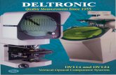 Deltronic Optical Comparators DV-114 and DV- · PDF fileWhen you think of accurate measurement, think of DELTRONIC. As a leader and innovator in high-accuracyproducts for over forty