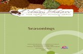 Seasonings - National Food Service Management · PDF fileSeasonings Seasonings ii National Food Service Management Institute The University of Mississippi Building the Future Through