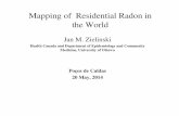 Mapping of Residential Radon in the World - sbpr.org.br · PDF fileMapping of Residential Radon in the World ... Homes ” UNSCEAR 2000 ... Sao Tome and Principe Turkey Slovenia