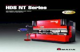 Servo/Hydraulic Press Brake HDS NT Seriesdb-precisionproducts.com/images/HDS_Brochure.pdf · The HDS NT Series Press Brake An ultra-high precision, down-acting system featuring advanced