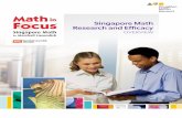 Singapore Math Research and Efficacy/media/.../white-papers/mathematics/elementary/m… · Singapore Mathematics framework ... Extra Practice, and Enrichment. ... PISa Mathematics